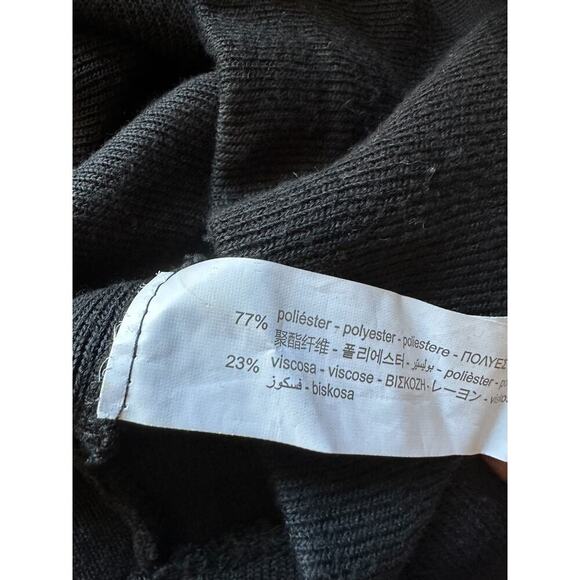 Zara Cutout Bodycon Sweater, Women’s, Black size Small - Picture 3 of 4